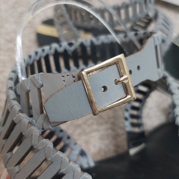 KAANAS Jijoca Ladder Strap Leather Gladiator Flat Sandals Size 11M - Picture 4 of 9